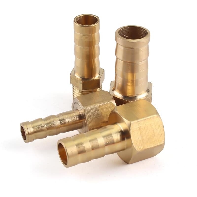 Brass Water Pipe Fittings Durable Color : PCF, Size : 14mm HWYJ Connector Connector 6 8 10 12 14mm Hose Barb Connector PT Hose Tail Thread 1/8 1/4 3/8 1/2 inch Thread 